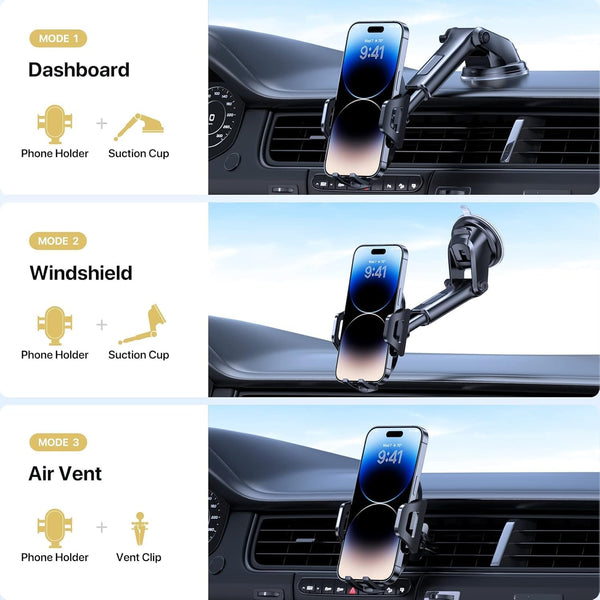 Miracase Secure Car Phone Mount
