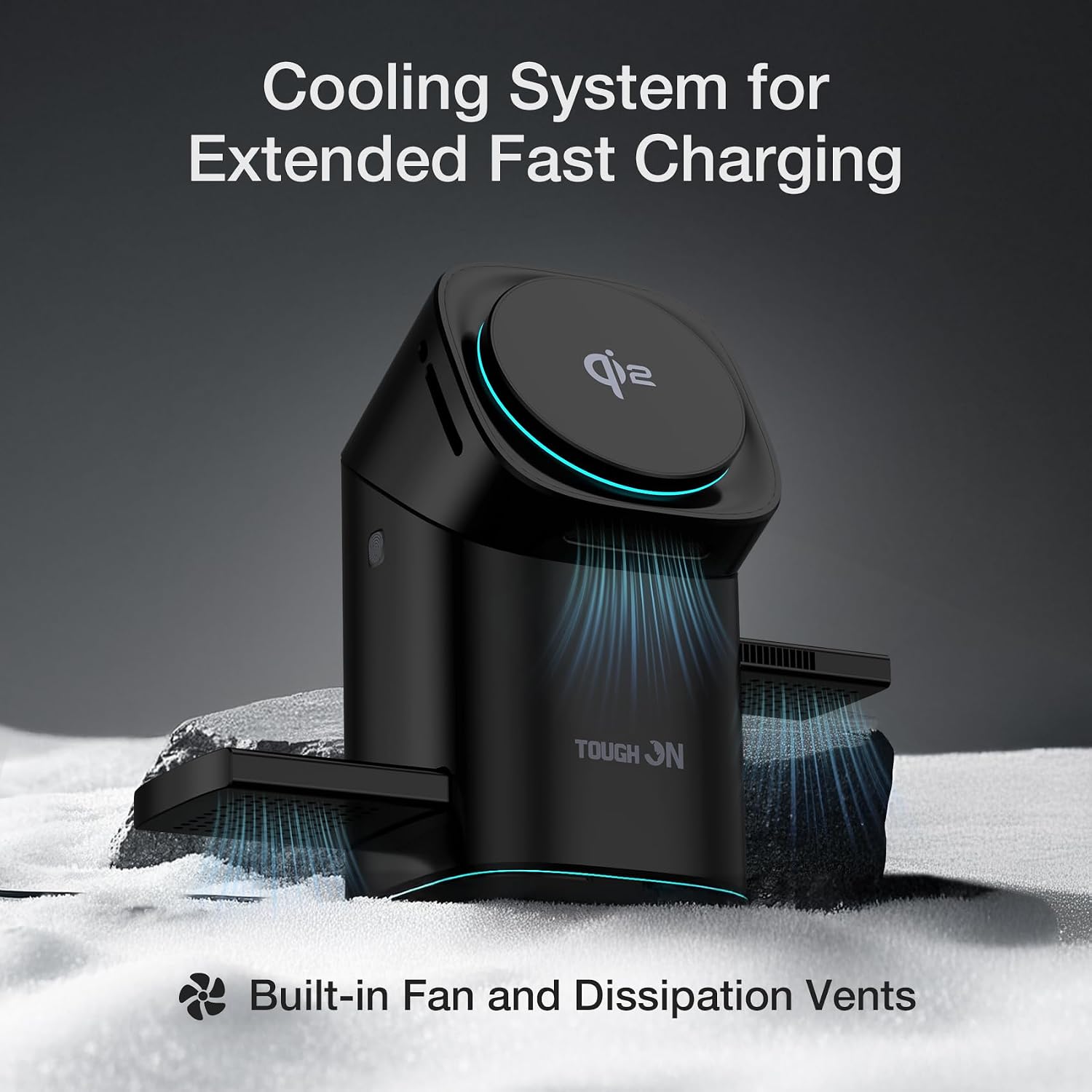 3 in 1 Wireless Charging Station for iPhone, Apple Watch & AirPods